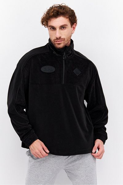 Puma x Perks And Mini Men Sportswear Fit Long Sleeve Outdoor Sweatshirt, Black