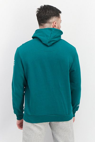 Aston Martin Men Sportswear Fit Long Sleeves Outdoor Sweatshirt, Green Combo