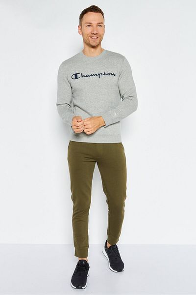 Champion Men Sportswear Fit Long Sleeve Training Sweatshirt, Heather Grey