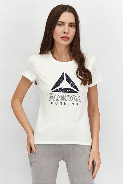 Reebok Women Sportswear Fit Short Sleeves Training Top, White
