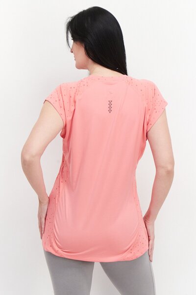 Asics Women Sportswear Fit Cap Sleeve Running Top, Pink Lemonade