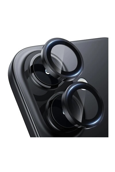 REON iPhone 16 & iPhone 16 Plus Kamera Koruma Renkli Lens Koruyucu Temperli Cam Koruma