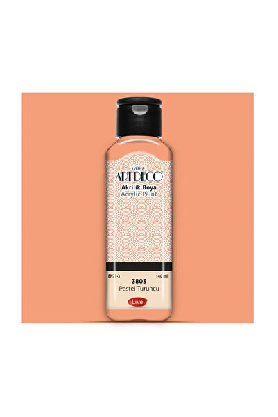 Artdeco Akrilik Boya Pastel 140 ml Pastel Turuncu 3803