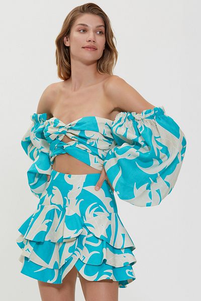 Dahlia Bianca Vanessa Blouse