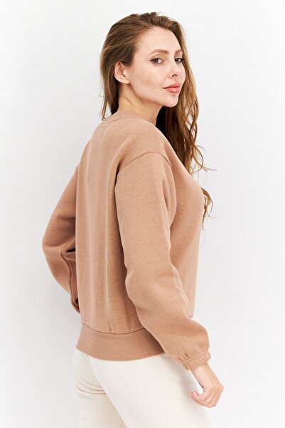 Champion Women Sportswear Fit Training Sweatshirt, Tan