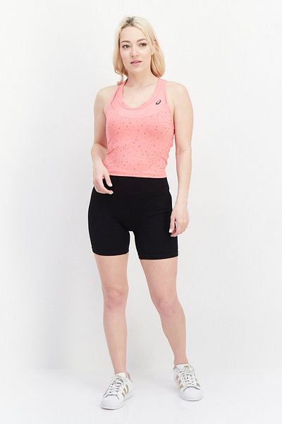 Asics Kadın Spor Giyim Fit Kolsuz Koşu Üstü, Pembe