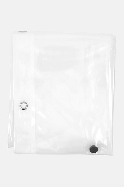 Brooke & Bedford Plain Shower Curtain 178 x 183 cm, White
