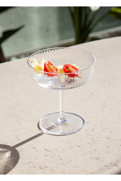 The Mia Footed Glass Ice Cream Bowl 11x12 cm