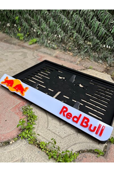 Barcode Works Redbull Motorsiklet Plakalık Beyaz 3D Model