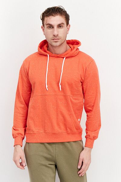 Sovereign Code Men Tie Dye Printed Hoodies, Light Red