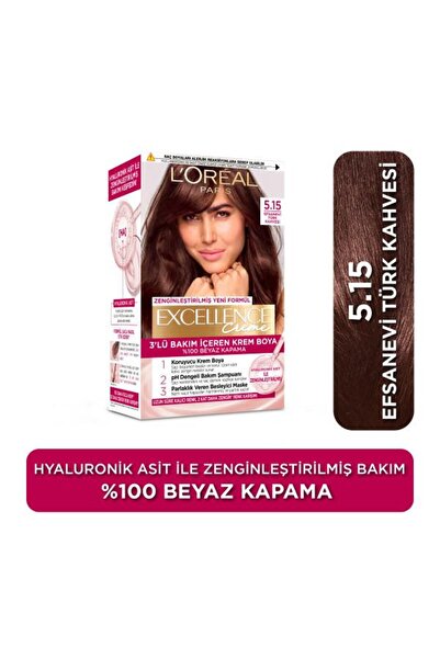L'Oreal Paris Excellence Creme 5.15 Efsanevi Türk Kahvesi Saç Boyası