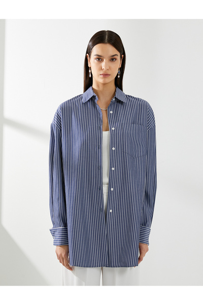 Koton Oversize ing, hosszú ujjú gombos zseb