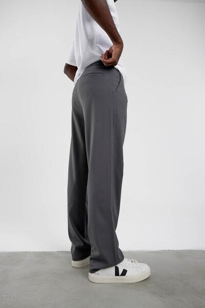 NOMARC Antrasit YP-PAN24066 Kumaş Baggy Pantolon