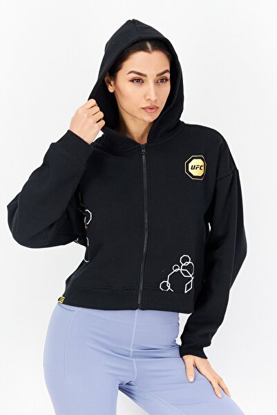 UFC Women Sportswear Fit Long Sleeves Outdoor Sweatshirt, Black