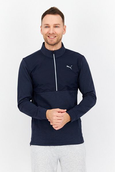 Puma Men Sportswear Fit Brand Logo Training Sweatshirts, Navy