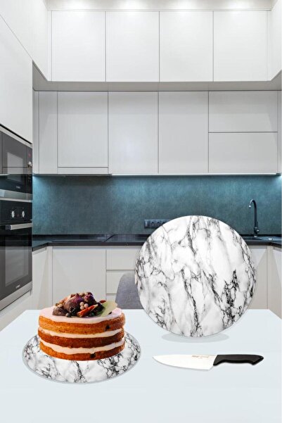 Saban Çap 20 Cm Beyaz Mermer