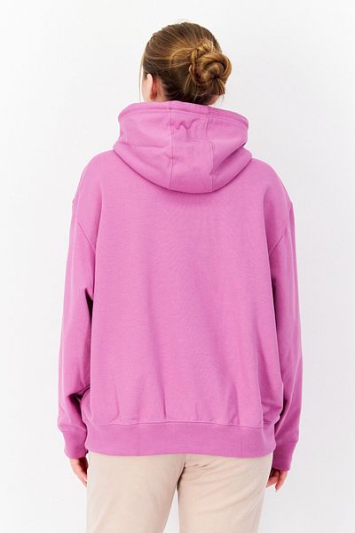 adidas Women Sportswear Fit Long Sleeve Outdoor Hoodie, Purple