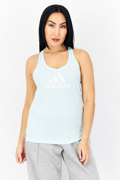 adidas Women Sportswear Fit Sleeveless Training Tank Tops, Light Blue