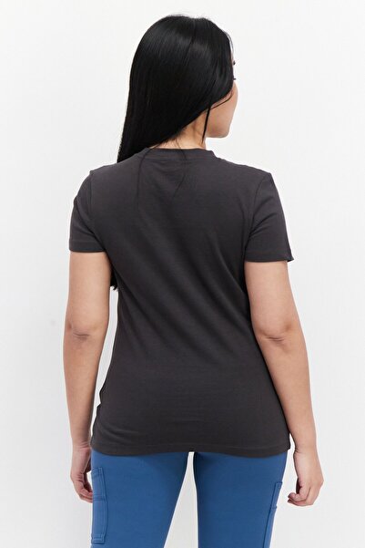 Puma Women Sportswear Fit Short Sleeve Training Top, Charcoal Combo