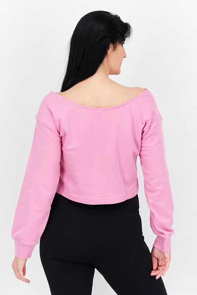 adidas Women Sportwear Fit Outdoor Long Sleeve Top, Pink