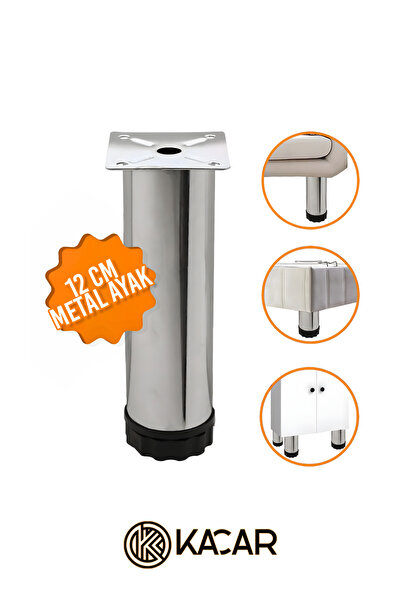 al da al 4 Adet Ayarlı Metal Ayak 12 CM Lüx Baza Dolap Koltuk Mobilya Kanepe ...