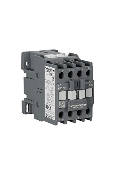 Schneider LC1E2510M5 TeSys Easy 25 A 11 kW 220V AC Contactor 3 Pole 1NO AC-3