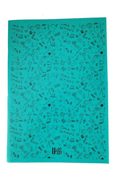 Artlantis 60 Sheets Lined Notebook Plastic Cover A-4 1 Piece PP Cover Large Size Lined Notebook 60 Pages A4 Pouch