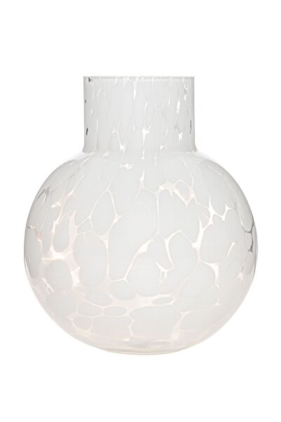 The Mia 21X26Cm Blanco Glass Vase