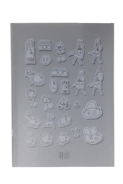 Artlantis 60 Sheets Lined Notebook Plastic Cover A-5 1 Piece PP Cover Small Size Lined Notebook 60 Pages A5 Pouch