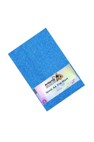 Artlantis Mavi Simli Eva A4 20x30 5 Adet Simli Eva 20*30