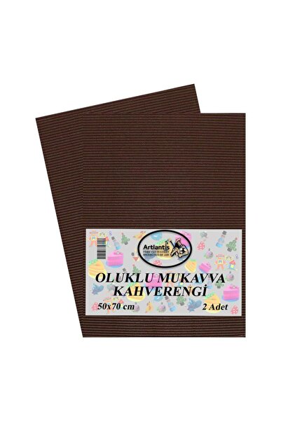 Artlantis Kahverengi Oluklu Mukavva 50x70 2 Adet Oluklu Mukavva Kahve Renkli ...