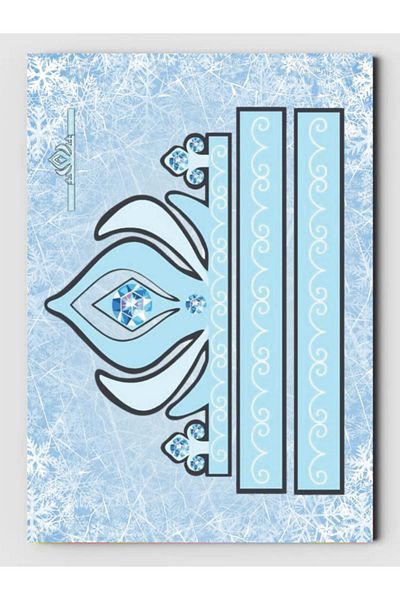 ZNC كتاب تلوين Frozen Toca Boca (مع تاج هدية) (20 صفحة كاملة من كتب التلوين المصورة)