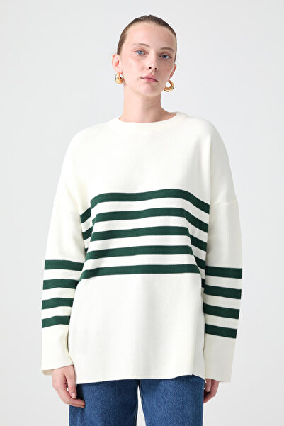 Touché Privé Πλεκτό τουνίκ - Ριγέ σχέδιο