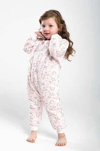 Bebelove Kız 1-9 Yaş Unicorn Desenli 2.5 Tog Uyku Tulumu Premium Kalite Kalın...