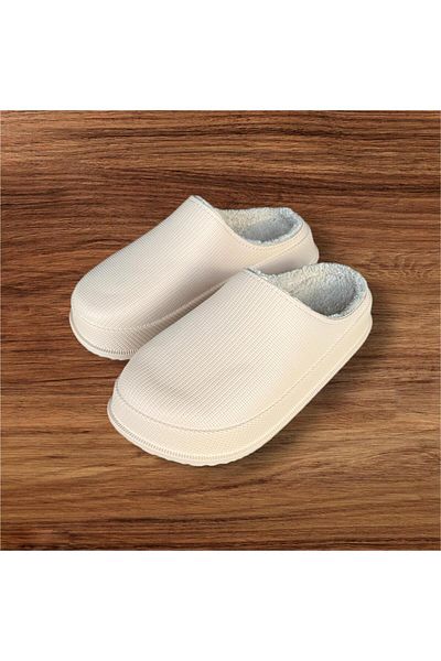 Sonimix unisex ελαφριές παντόφλες γραφείου με γούνα στο εσωτερικό της σόλας