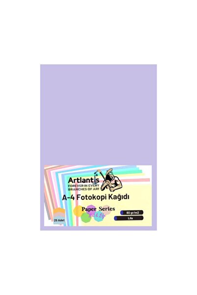 Artlantis ورق تصوير A-4 بلون أرجواني، 1 عبوة من 25 ورقة ورقًا ملونًا مقاس A4