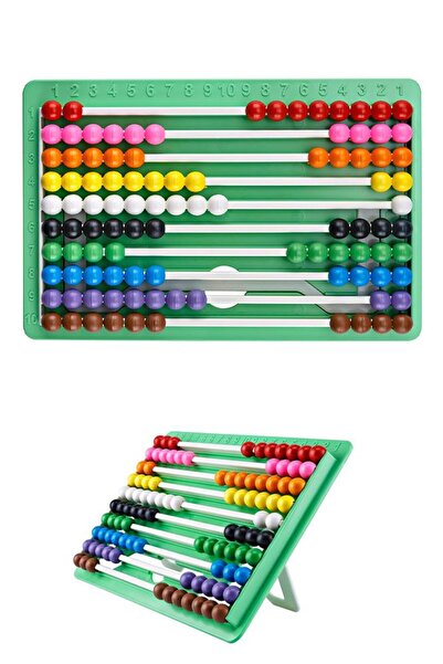 Artlantis Raylı Mishap Yeşil Renk 1 Adet Sayı Sayma Boncuğu Lüks Renkli Abakü...