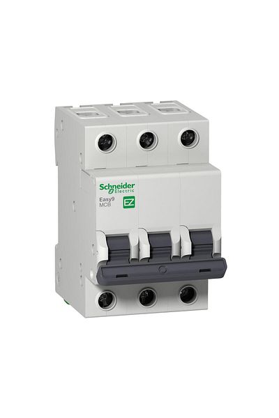 Schneider Electric Easy9 Mcb Ez9F56350 50A Fuse (3P, 6Ka, C Curve)