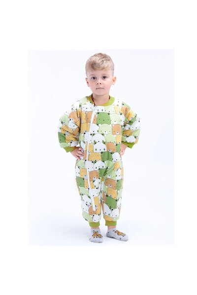 look design ÇOCUK UNISEX 2-3-4-5-6-7 YAŞ ANIMALS UYKU TULUMU 2.5 TOG