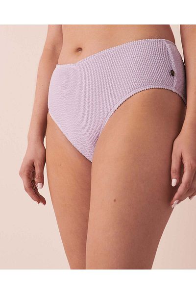 La Vie en Rose PASTEL LILAC High Waist Cheeky Bikini Bottom