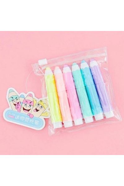 Limmy 6 Colors Highlighter Set - Marker Pen