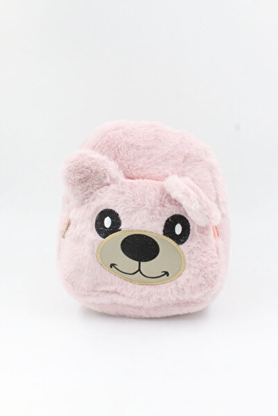 Chantaky 039 1151 Rucsac pentru copii roz pudrat cu ursuleț de pluș