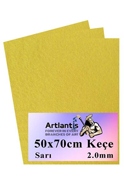 Artlantis Yellow Felt 50X70 cm 2.0 mm 3 Pieces Colorful Hobby Felt Handicraft...