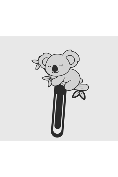 HOGLU CRAFT Bookmark with Koala Figure