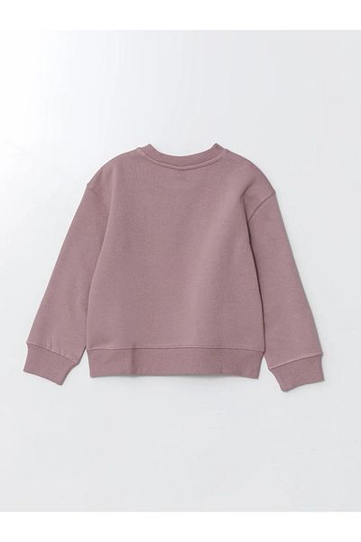 LC Waikiki Lcw Kids Lilac Crew Neck Girls' Thick Sweatshirt