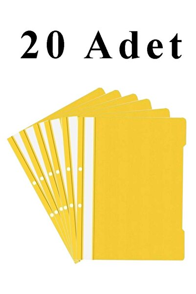Artlantis 20 komada A4 žutog prstenastog registratora, 1 paket, ekonomičan kv...