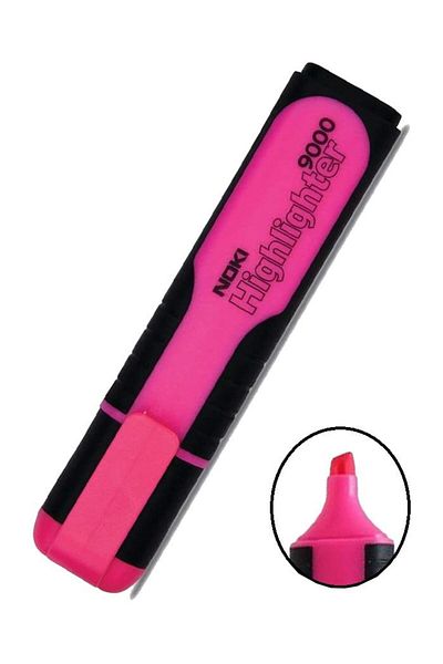 Noki Highlighter Marker Pen Yellow Green Pink 1 Piece Highlighter 2 Color Highlighter Marker Pen Neo