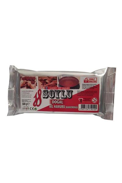 SOYLU 500 g Brown Ceramic Pulp - Natural Clay 1 Piece