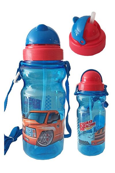 Dolphin Boy's Water Bottle 500ml Blue 1 Piece Road Racing Blue Water Bottle Plastic Water Bottle