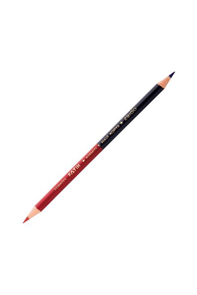 Fatih 12 Pcs Blue Red Double Sided Pencils - Title Copy